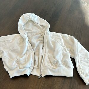 Free people sideline zip up hoodie